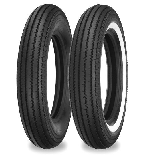 motorcycle tire 4.00 H 19 inch E270 61H Black or Single white stripe