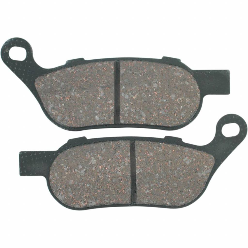 organic brake pad Fits: > Rear 08-17 Softail and Dyna