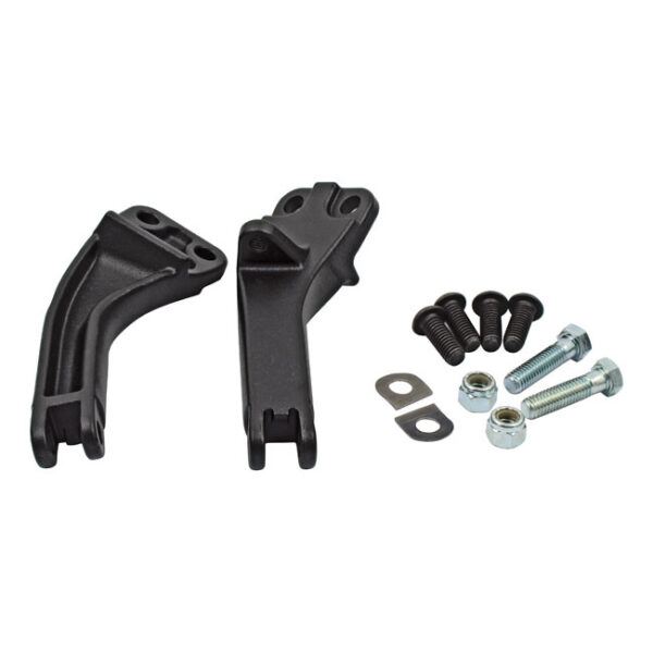 Passenger foot mount kit black or chrome fits: > 06-17 dyna