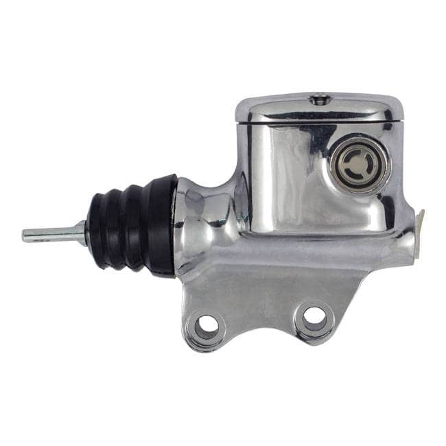Rear master cylinder chrome - fits: > 08-13 all flt/touring models 1 Rear master cylinder chrome - fits: > 08-13 all flt/touring models