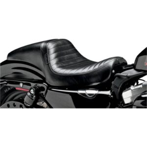 seat Daytona Full Length Pleated 04-06 and 2010-2022 Sportster XL with 3.3 Gallon Gas Tank for