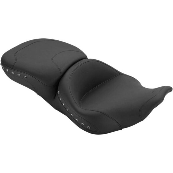 Seat super touring flh/flt fl/roadking 97-2007 black pearl studsroadking 97-07 up fl screamin'eagle 97-05 flhx streetglide 2006-07