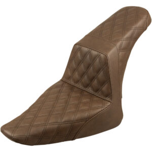 seat Step-Up Full LS brown Fits:> Softail 12-17 FLS