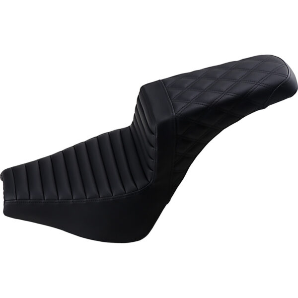 Seat step-up front tr rear ls fits:> softail 18-22