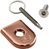 Seat screw security black chrome gold or rose gold 3