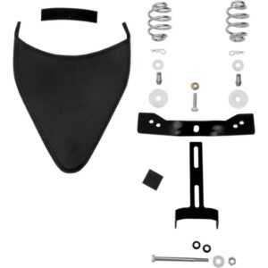 seat solo Spring and Mount Kit Front Bolt-on Steel Black 04-06 and 10-16 Sportster XL