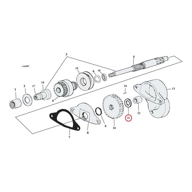 starter housing parts