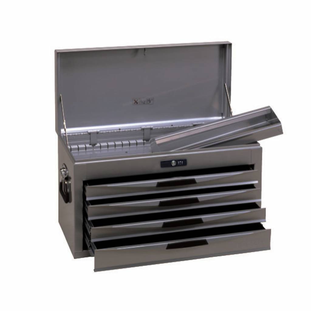 tool box silver 4 drawers  Fits: > Universal