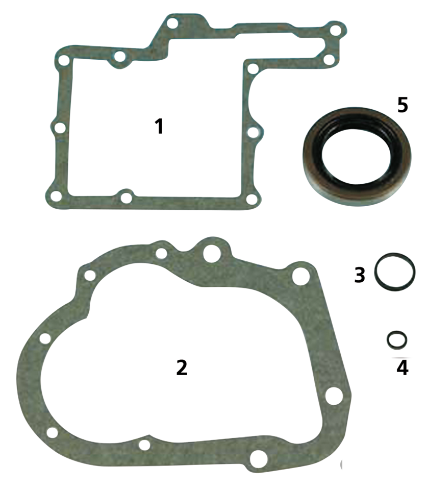 transmission gaskets and seals kit Complete kit 45CI models 1940-1973