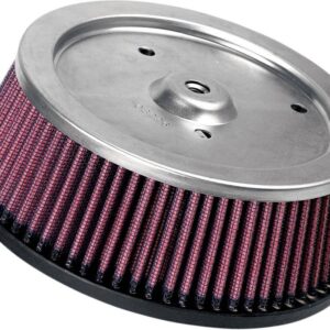 washable High Flow Air Filter Element Fits: > 00-15 Softail; 99-07 Dyna