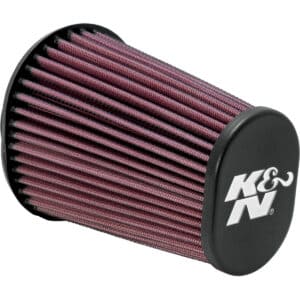 washable High Flow Air Filter Element chrome or black  Fits: > Aircharger / Forcewinder