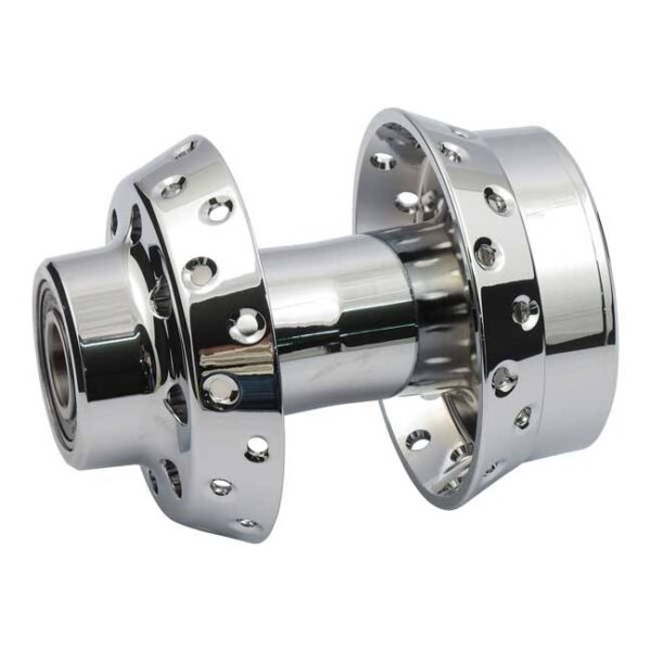 Wheel front hub chrome - fits:> 08-11 fxstflst/ffxdwg