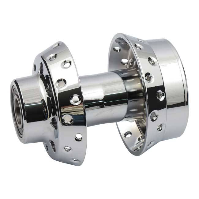 wheel front hub Chrome - Fits:> 08-11 FXSTFLST/FFXDWG