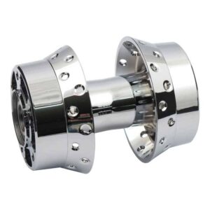 wheel front hub Chrome - Fits:> 09-17 Touring FLH/FLT - non ABS