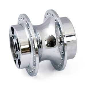 wheel front hub Chrome - Fits:> 10-15 XL 1200X 48