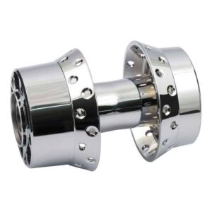 wheel rear hub Chrome - Fits:> 08-13 FXST (NON ABS )