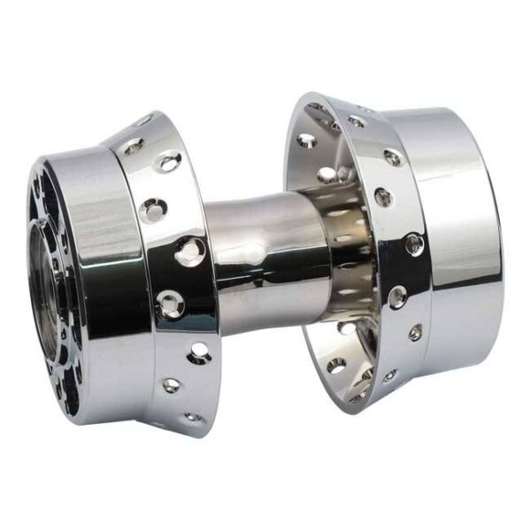 Wheel rear hub chrome - fits:> 08-13 sportster xl