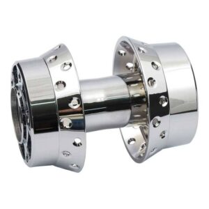 wheel rear hub Chrome - Fits:> 2008 Touring FLH/FLT NON ABS