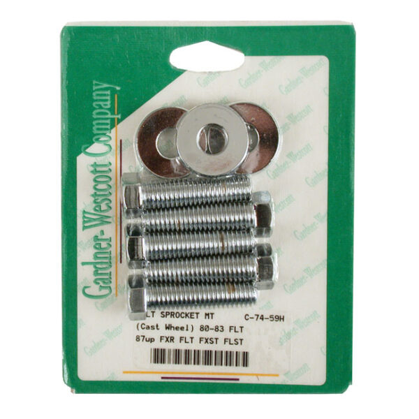 Wheel rear pulley/sprocket mount kits