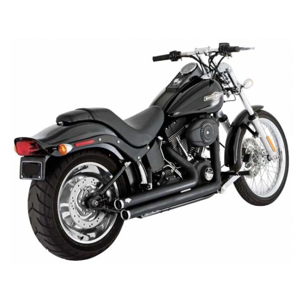 Vance & hines, 2-1/2" bigshots staggered pcx exhaust. Black