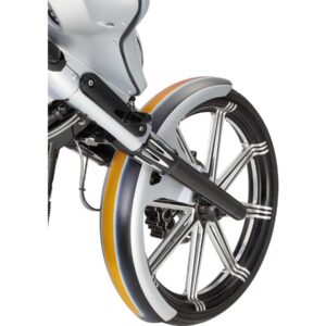 SMOOTH BLACK DUAL DISC HOT LEG Fork Slider