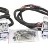 Backlit hand control switch kit with radio and cruise control black