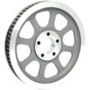 Oem style rear belt pulley silver 1 1/8" 70 teeth