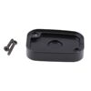 Front brake master cylinder cover racing black cut