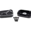 Front brake- and clutch master cylinder cover set racing black cut