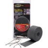 Exhaust wrap and tie kit black