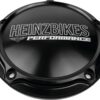 Performance derby cover 5-hole gloss black anodized