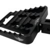 Heinzbikes v1 performance passenger mini floorboards black satin anodized 2