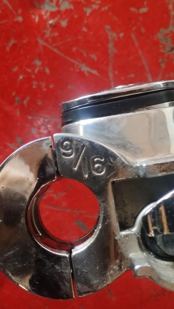 brake master cylinder front