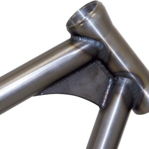 Rigid Single Downtube Chopper Frame for up to 200 tyre