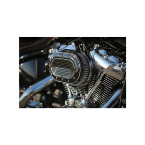 Oval Airbox Air Cleaner Kit Chrome