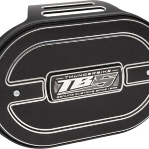 TB-S Oval Airbox Air Cleaner Cover Bi-Color Anodized