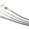 15" bagger bar cable kit stainless steel clear coated non-abs cruise control