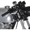 Neo vintage 5 3/4" headlight matte black powder coated reflector led