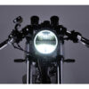 Daytona japan neo vintage 5 34 headlight matte black powder coated reflector led 2