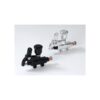 Wire operated master cylinder with oil reservoir black 14 mm cable clutch cable_brake