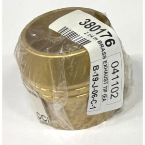 2-1/4 In Brass Exhaust Tip,