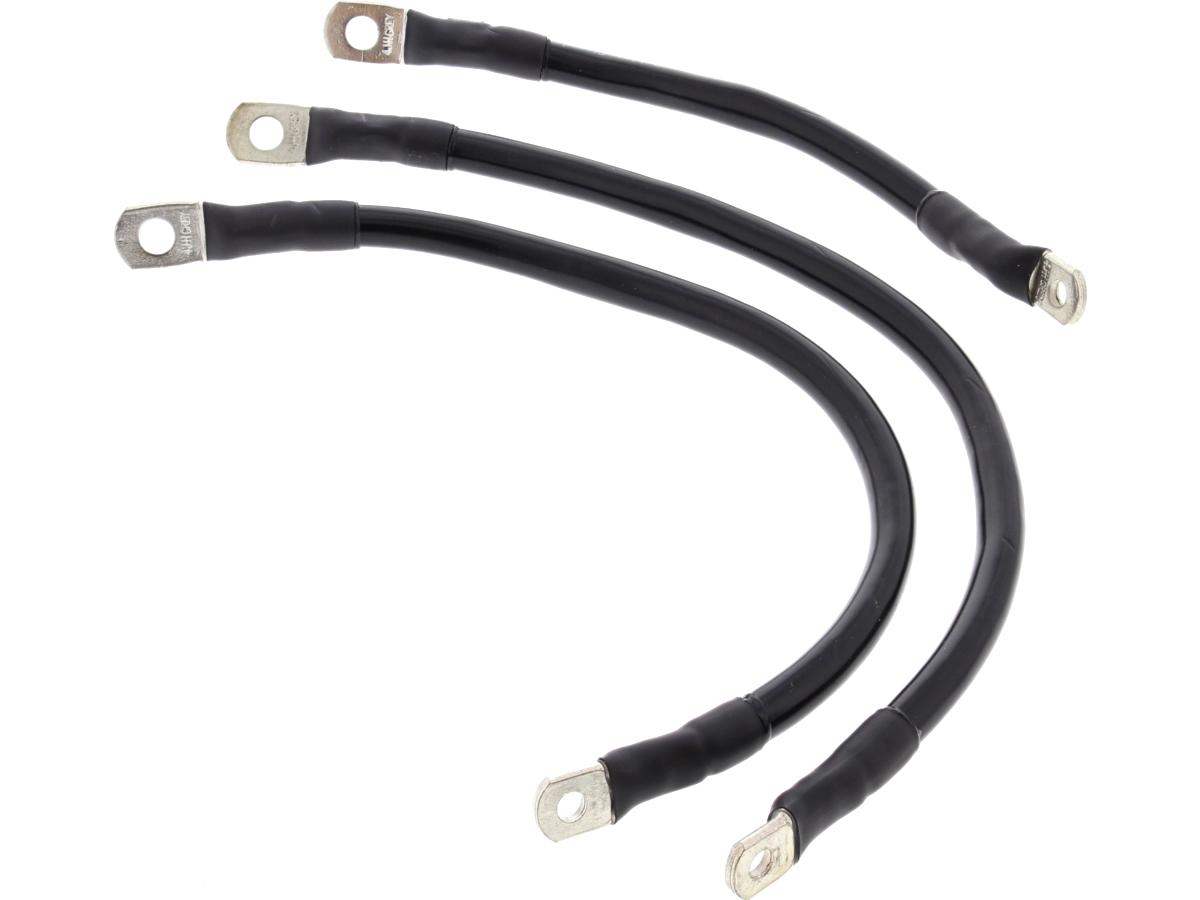 Battery cable kit black, 93-08 touring 1 All balls
