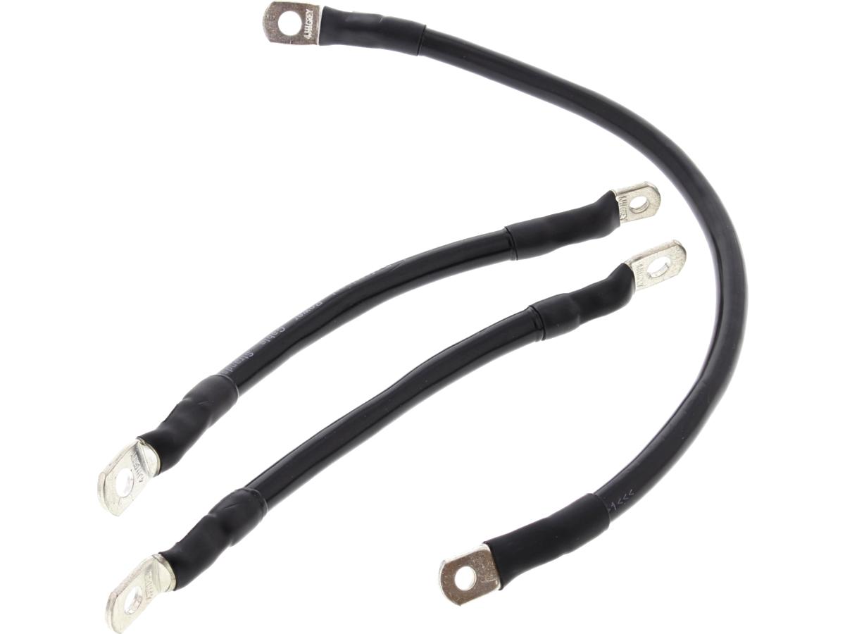 Battery cable kit black, 91-03 dyna 1 All balls