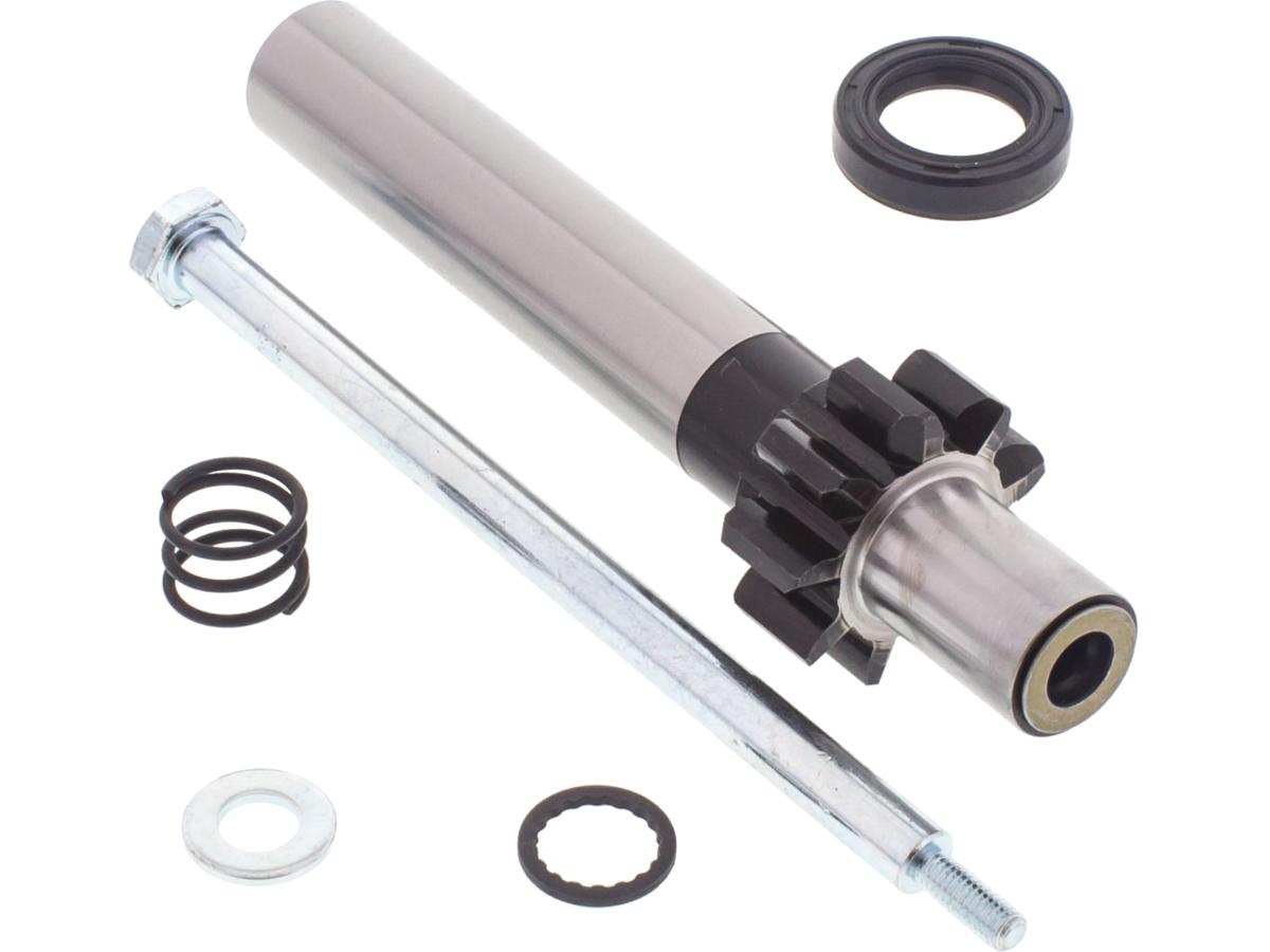 One piece jackshaft kit 9 tooth conversion, 94 fx model, 94-05 dyna, 94-06 softail, 94-06 touring 1 All balls