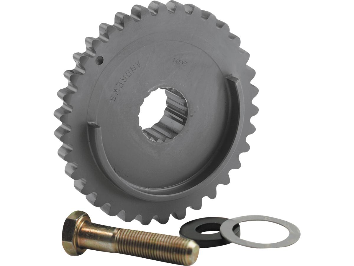 Cam sprocket, splined, 00-05 dyna, 00-06 softail, 00-06 touring 1 Andrews