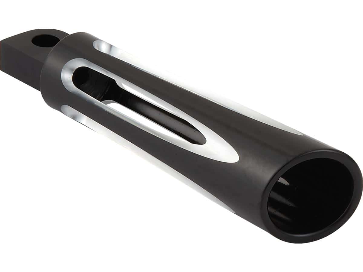 Deep cut footpegs black, anodized 1 Arlen ness