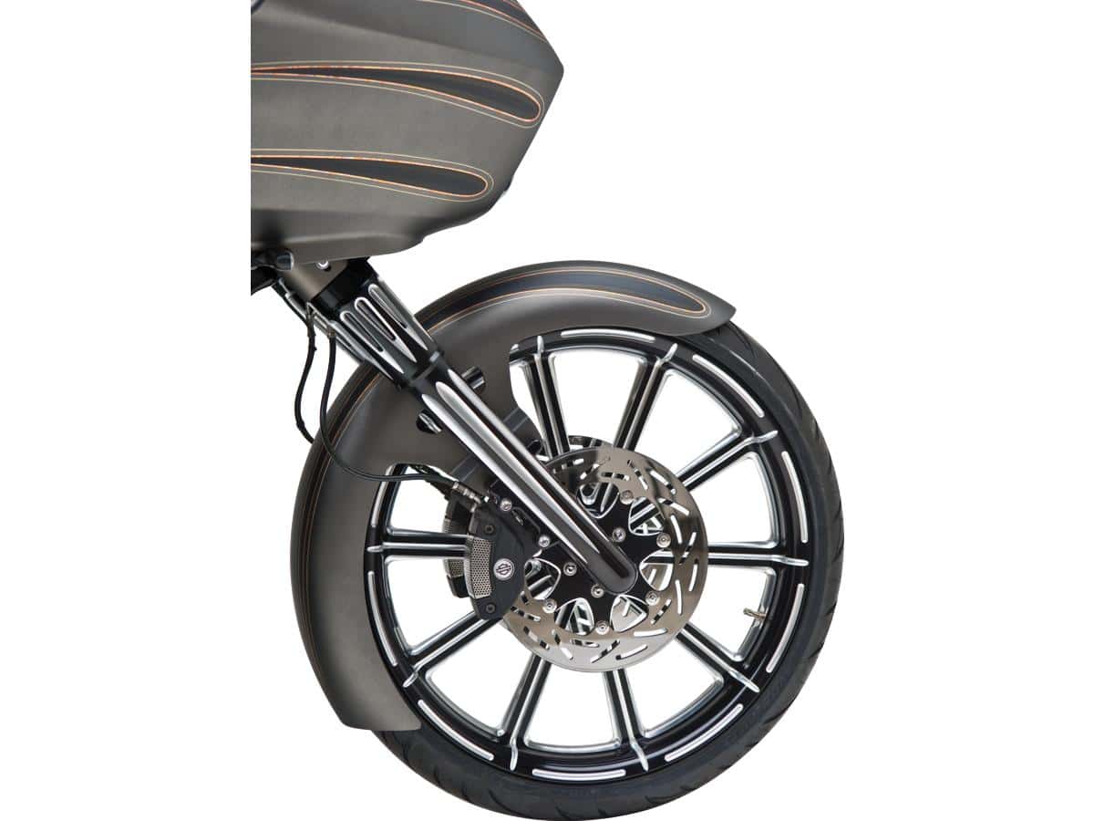 Deep cut fork boot black anodized Deep cut fork boot black anodized