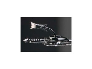 Four Point Micro Mirror Chrome Left