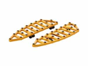 MX Driver Floorboards Gold Anodized