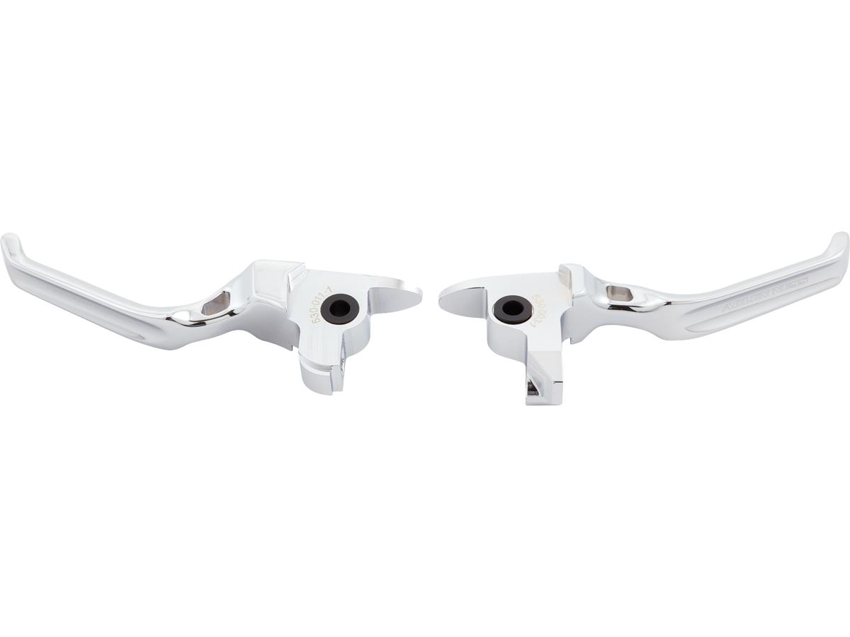 Method hand levers chrome cable clutch, 15-17 softail, (except 16-17 flss, 16-17 flstfbs, 16-17 fxse, 15 flstnse) 1 Arlen ness